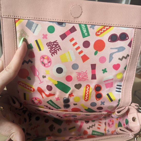Kate Spade Darcel Donut Purse - Pink, Donut, Sprinkle, Crossbody - Picture 8 of 13